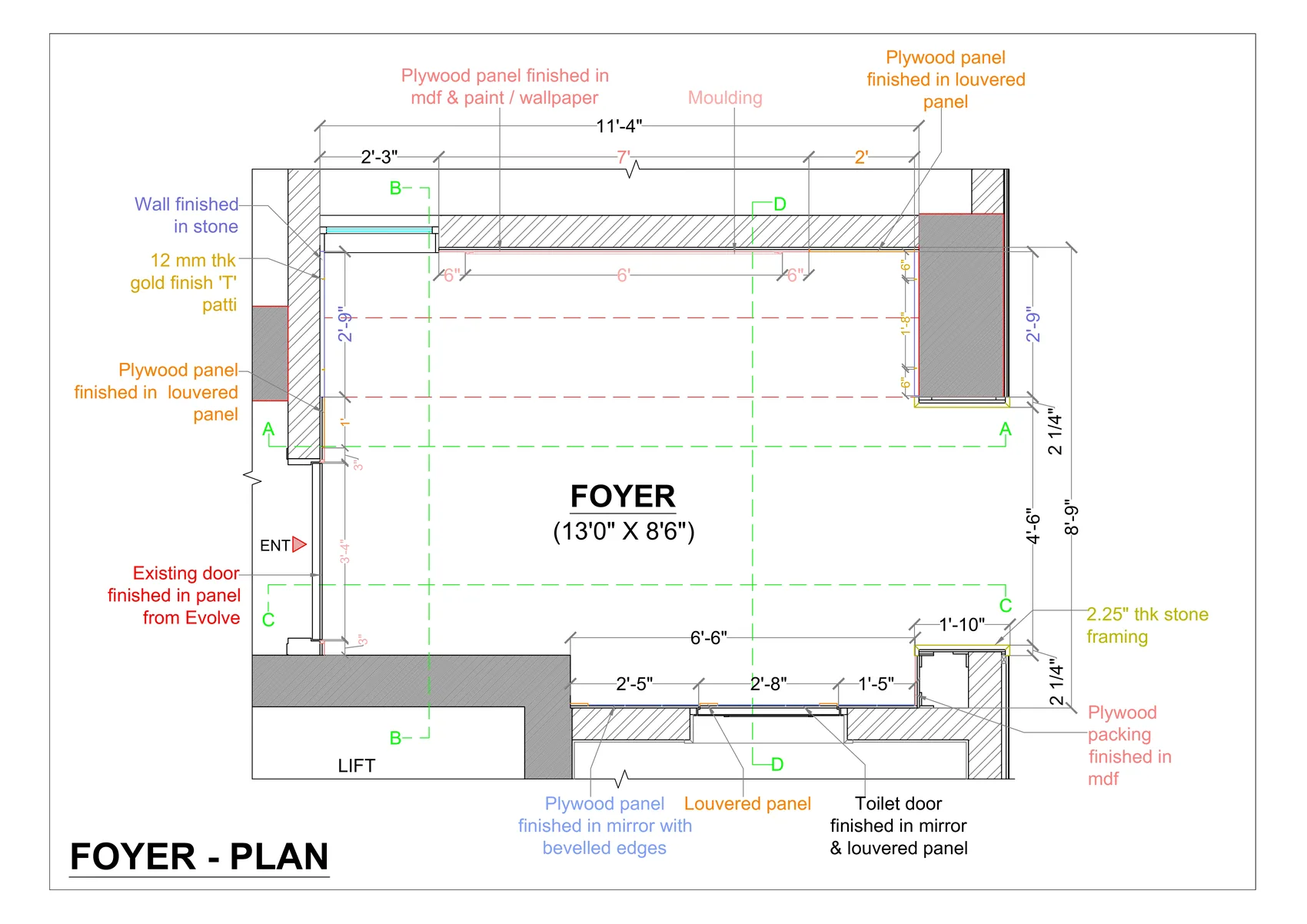 Foyer — Plan