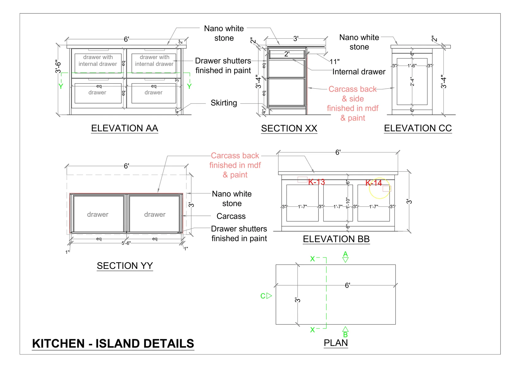 Kitchen — Island Details