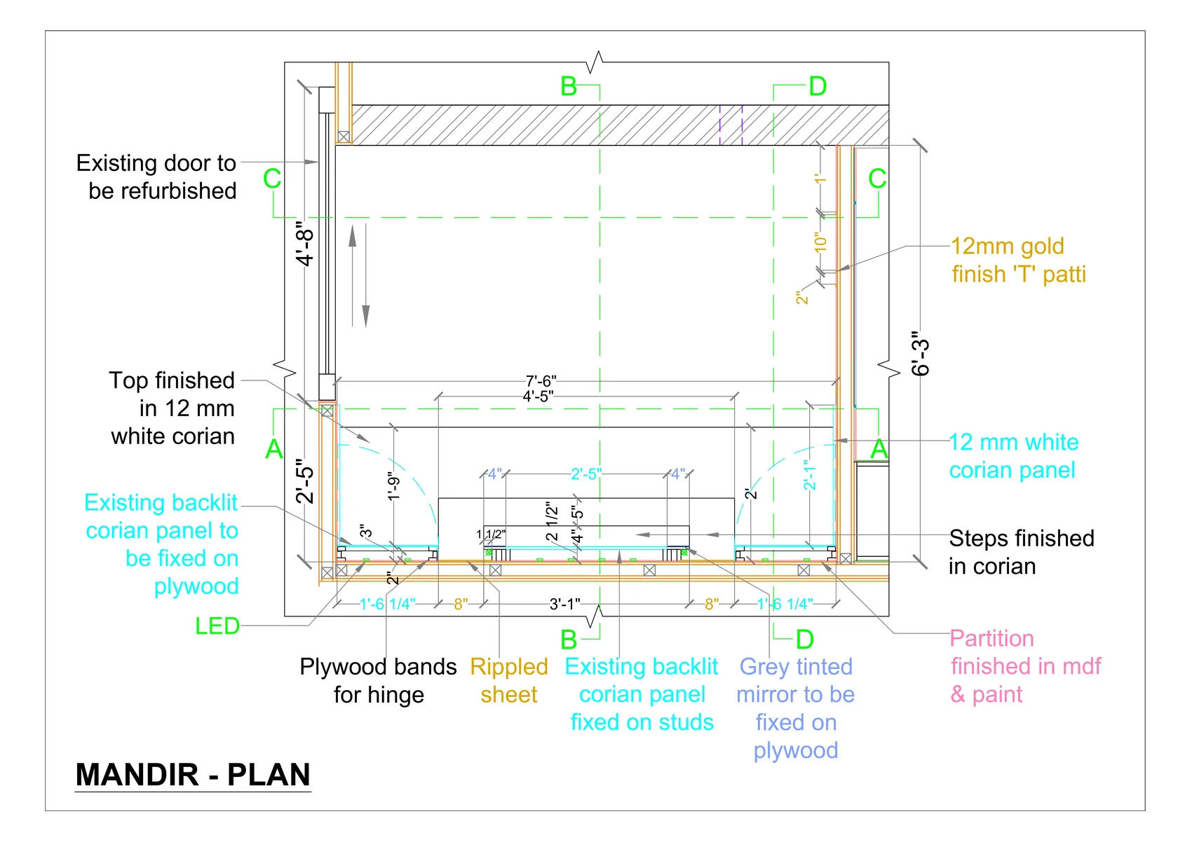 Mandir — Plan