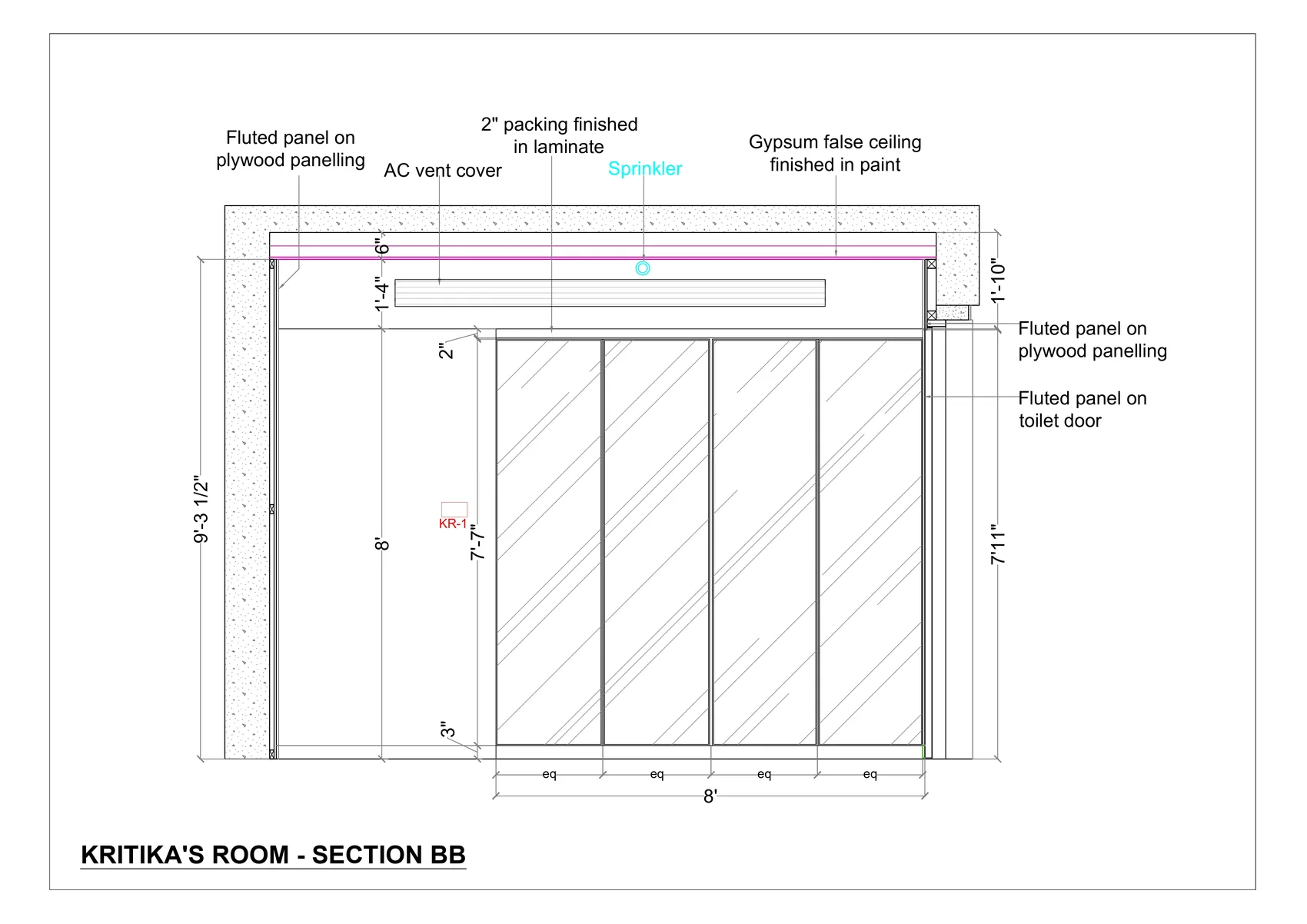 Kritika's Bedroom — Section B