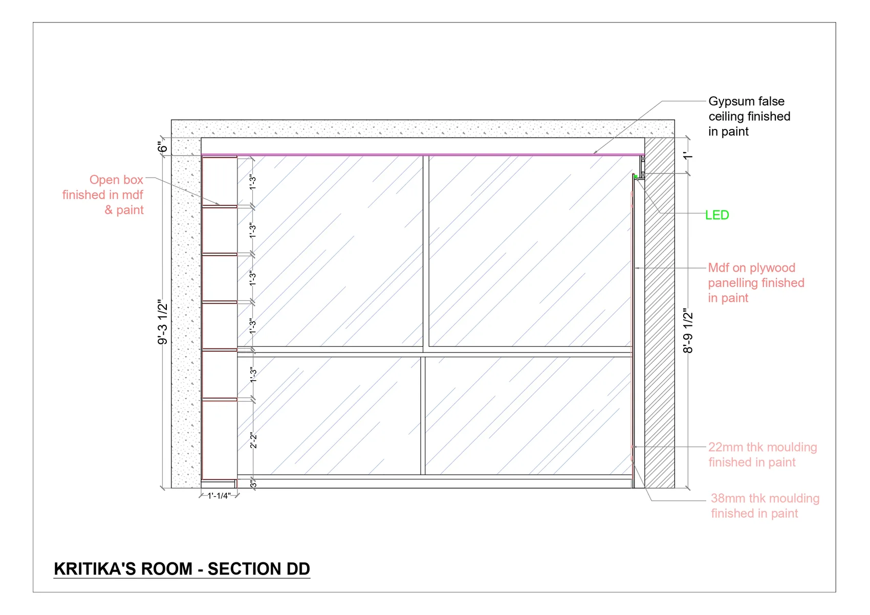 Kritika's Bedroom — Section D