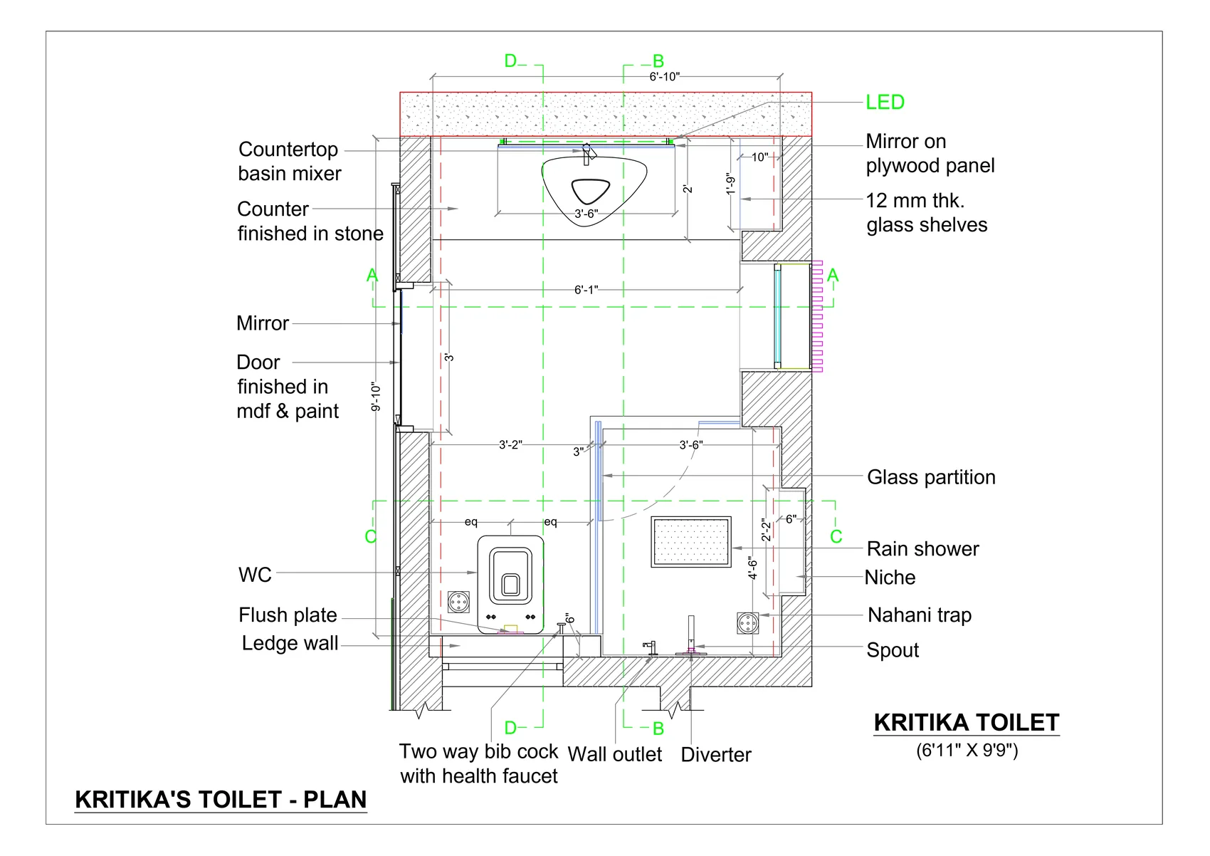 Kritika's Toilet — Plan