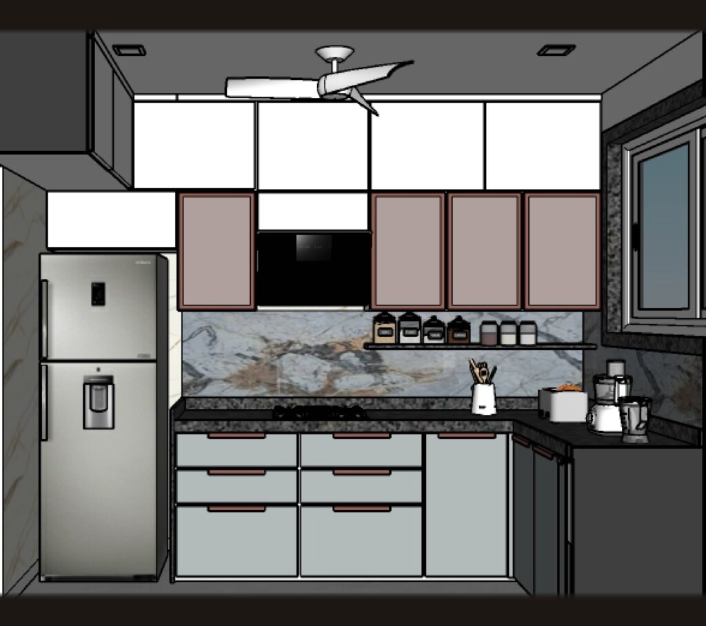Kitchen after
