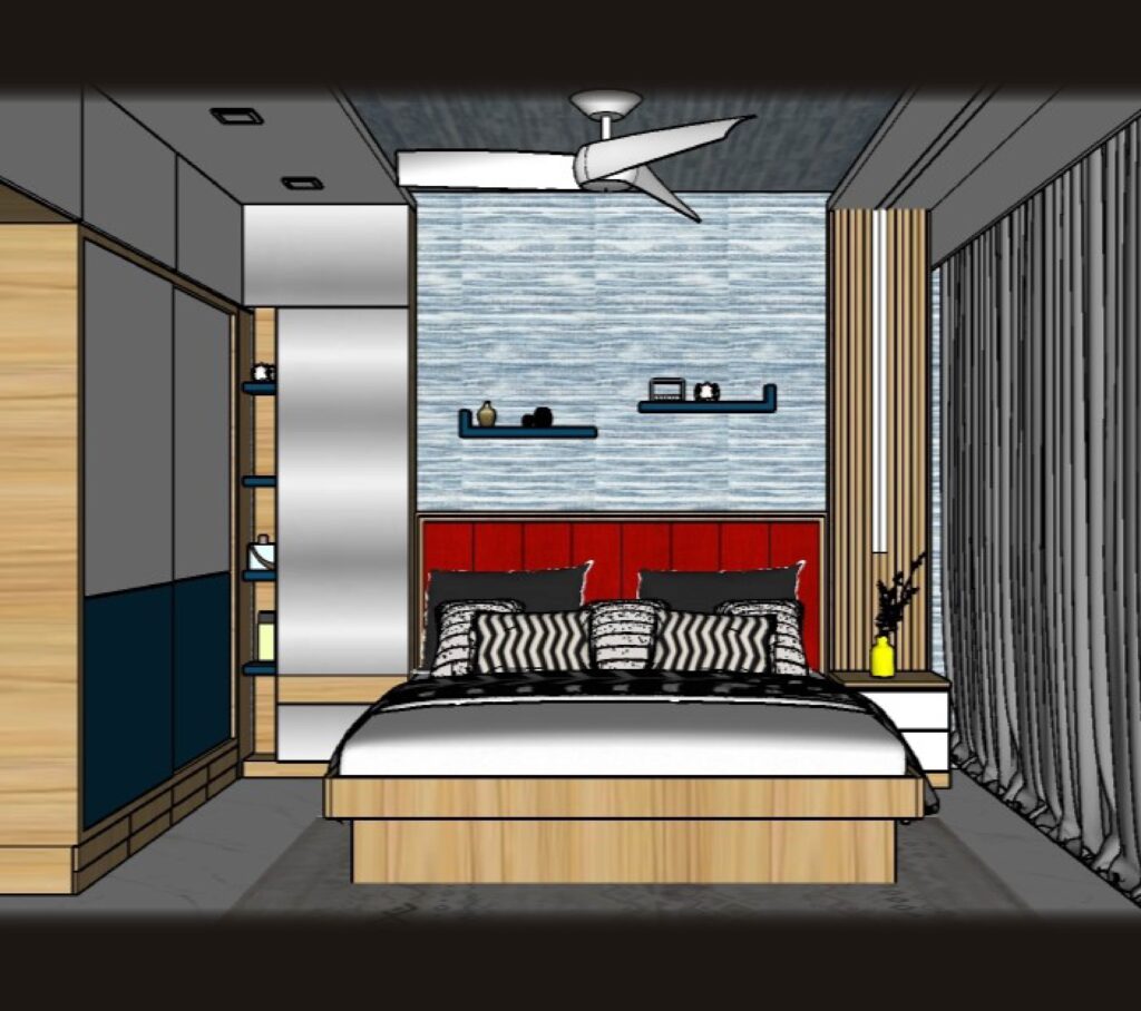 Master Bedroom after