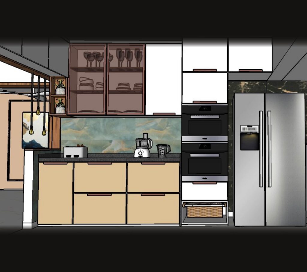 Kitchen after